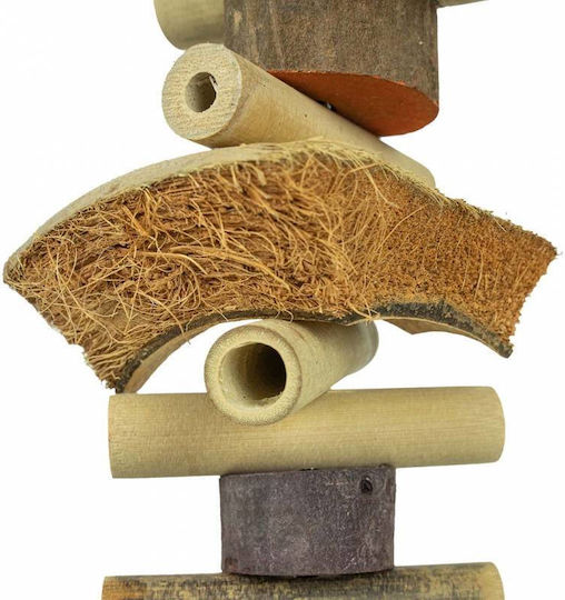 Back Zoo Nature "Bamboo coconut" Parrot Cage Game 44x17cm