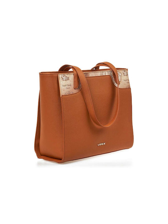 Verde Damen Tasche Schulter Camel