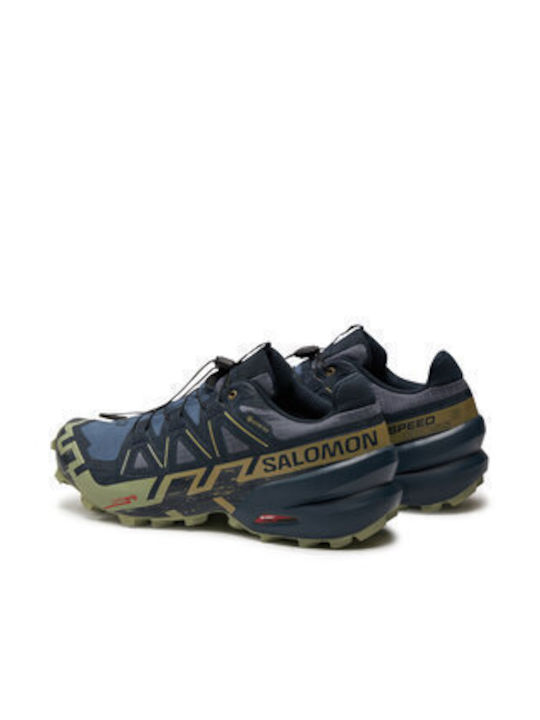 Speedcross 6 Gore-tex Ανδρικά Αθλητικά Παπούτσια Trail Running Αδιάβροχα με Μεμβράνη Gore-Tex Grisaille / Carbon / Tea
