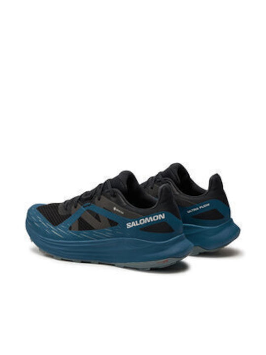 Ultra Flow Sport Shoes Trail Running Waterproof with Gore-Tex Membrane Black / Deep Dive / Trooper