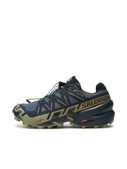 Speedcross 6 Gore-tex Ανδρικά Αθλητικά Παπούτσια Trail Running Αδιάβροχα με Μεμβράνη Gore-Tex Grisaille / Carbon / Tea