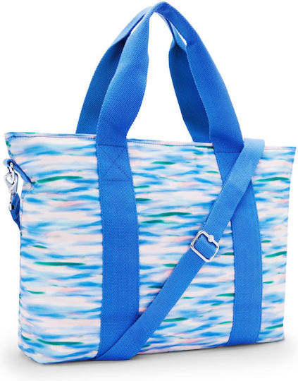 Kipling Σακ Βουαγιάζ Μπλε Υφασμάτινο Μ44xΠ17.5xΥ30εκ.