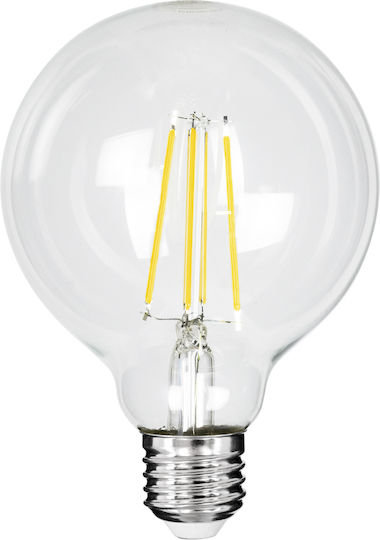 GloboStar LED Bulb 4W 138mm For E27 Socket And G95 Shape Natural White 840lm