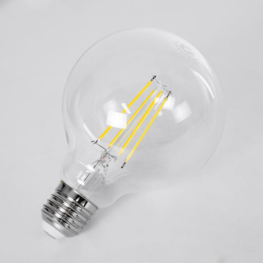 GloboStar LED Bulb 4W 138mm For E27 Socket And G95 Shape Natural White 840lm