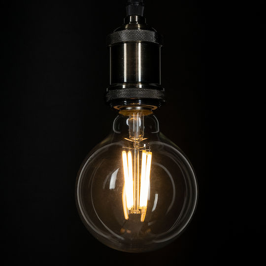 GloboStar LED крушка 4W 160mm за фасунга E27 и форма G95 Топло бяло 840лм Димируем