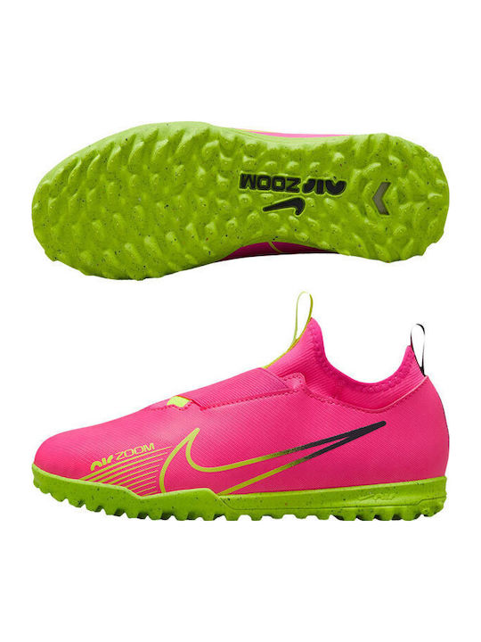 VAPOR 15 ACADEMY TF Παιδικά Ποδοσφαιρικά Παπούτσια με Σχάρα Pink Blast / Gridiron / Volt
