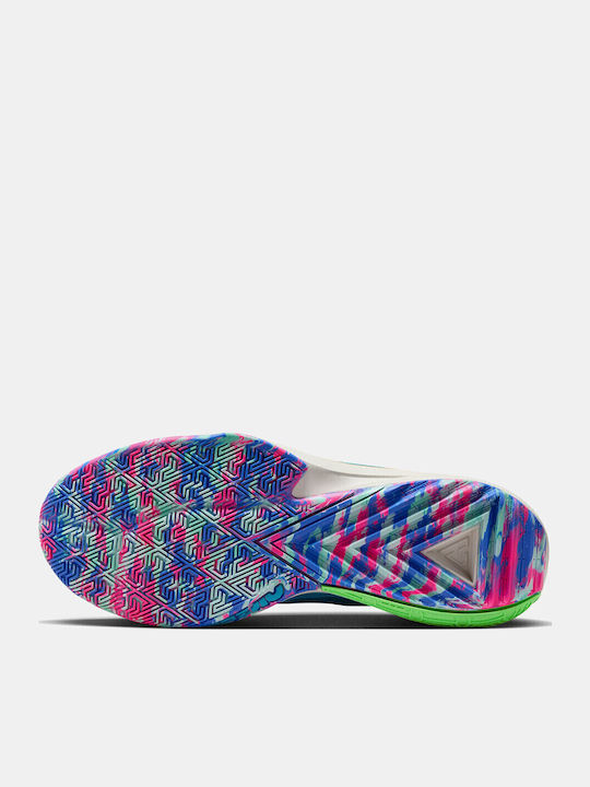 Zoom Freak 5 Low Basketball Shoes Blue Lightning / Emerald Rise / Phantom