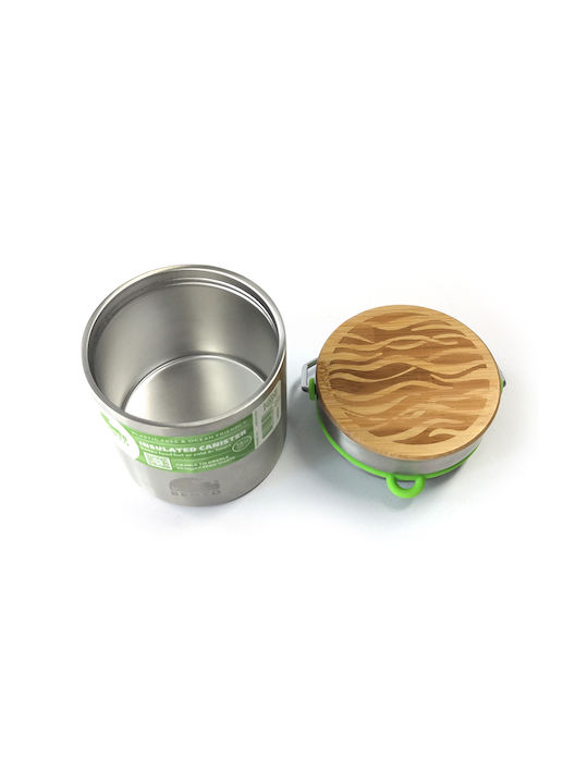 Ecolunchbox Lunchbox Isolierte Lunchbox Inox Silber 355ml 1Stück