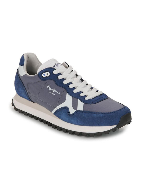 Pepe Jeans Britt Print Sneakers Denim Blue