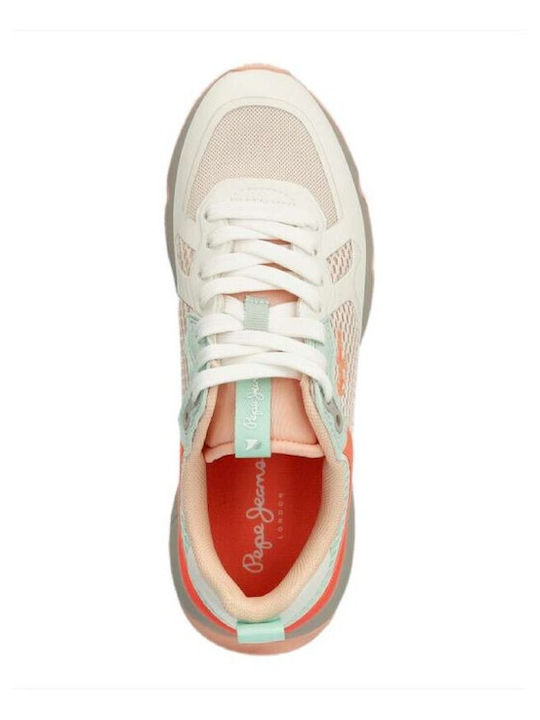 Pepe Jeans Brit Pro Fresh Γυναικεία Sneakers Λευκά