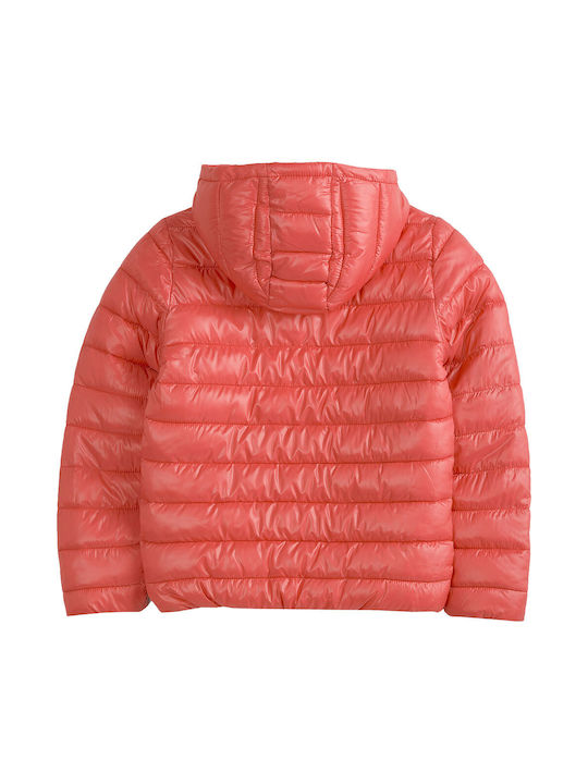 4F Kids Casual Jacket with Lining & Hood Red