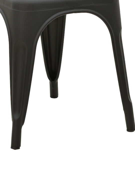 Outdoor Chair Metallic Utopia Black Checkmate 44x44x85cm