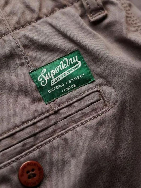 Ovin Vintage Officer Men's Shorts Chino Washed Grey