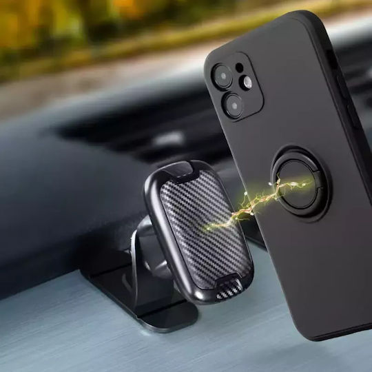 Back Cover Tempered Glass Μαύρο (Redmi Note 12S)