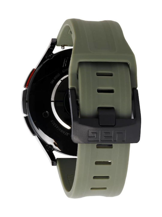 UAG Scout Strap Strap Silicone Green (Galaxy Watch4/5/6/7/FE/4 Classic/6 Classic/5 ProHuawei Watch 4 / Watch 4 Pro)