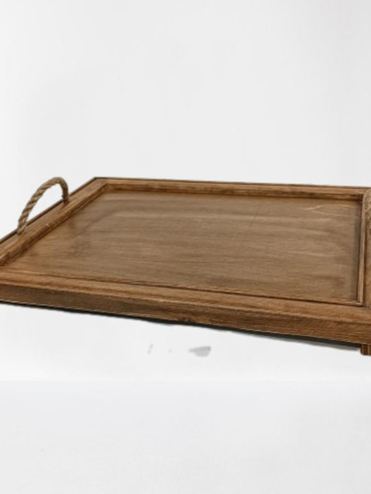 Korres Craft Ξύλινος Δίσκος Σερβιρίσματος 34x43x4cm