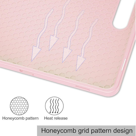Revomag Flip Cover Roz Huse Pentru Tablete Samsung Galaxy Tab S9 (FE) Plus 12,4 Inch (2023)
