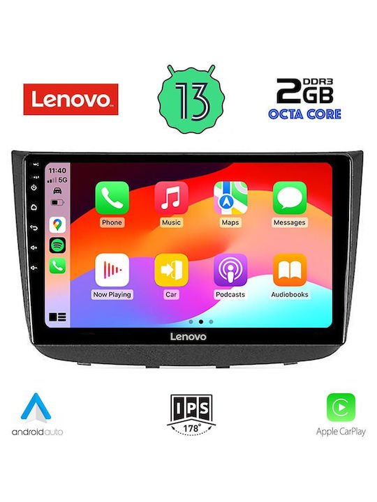 Lenovo Ηχοσύστημα Αυτοκινήτου 1DIN (Bluetooth/USB)