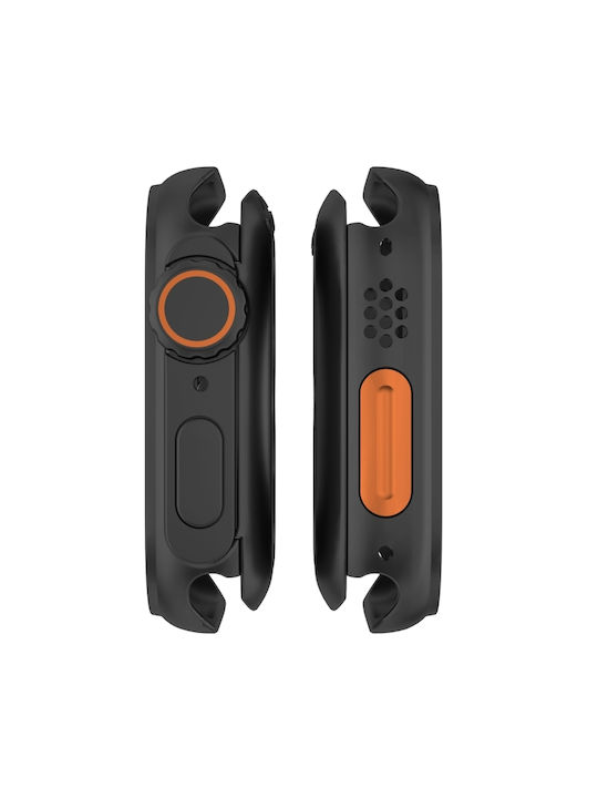 Plastic Case in Black color for Apple Watch Series 9, 8, 7 41mm