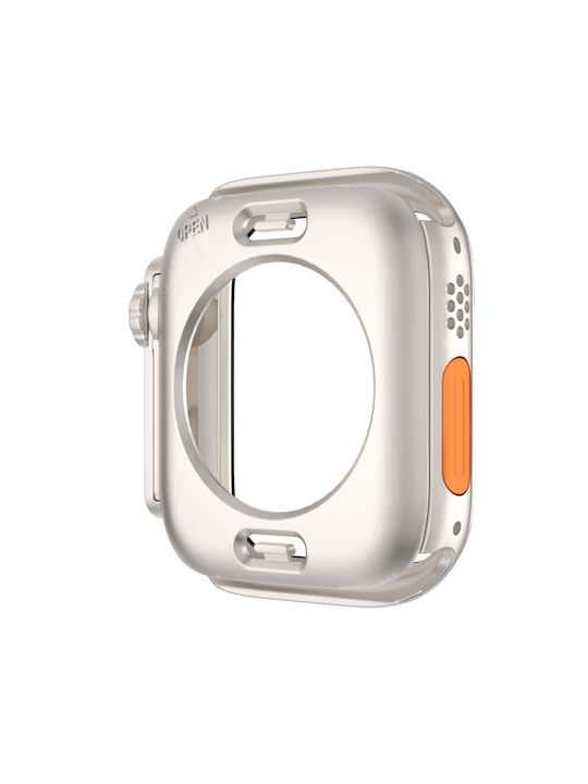 Plastikhülle in Gray Farbe für Apple Watch Serie 9, 8, 7
