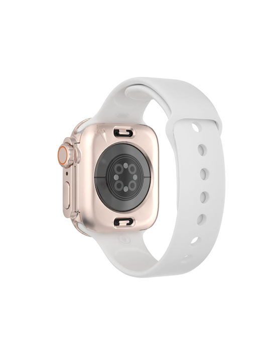 Πλαστική Θήκη σε Ροζ Χρυσό χρώμα για Apple Watch Series 6 / 5 / 4 / SE 40mm