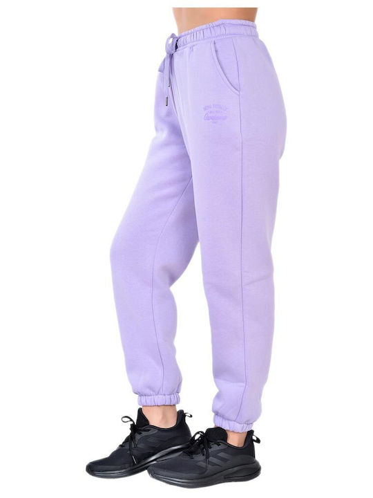 Target W22-67386 Women's Jogger Sweatpants Lilac