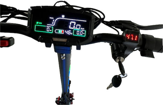 Magiccar X Zeus Ηλεκτρικό Πατίνι με 25km/h Max Ταχύτητα και 40km Αυτονομία σε Μαύρο Χρώμα