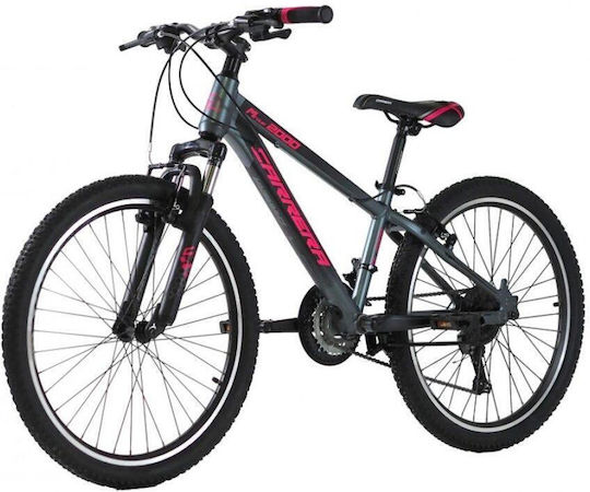 Carrera M4 2000 24" Παιδικό Mountain Bike 21 Ταχυτήτων με Σκελετό Αλουμινίου Γκρι