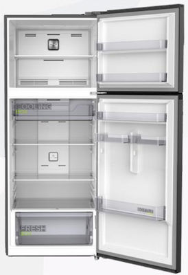 Midea Double Door Refrigerator 413lt NoFrost H172xW70xD67cm Inox