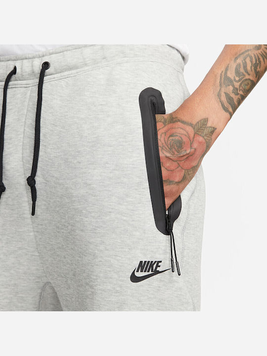 Tech Fleece Sweatpants Without Elastic Dark Grey Heather