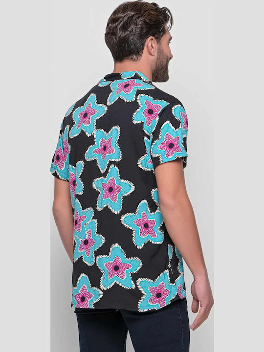 Short-sleeved Shirt Floral Multicolour