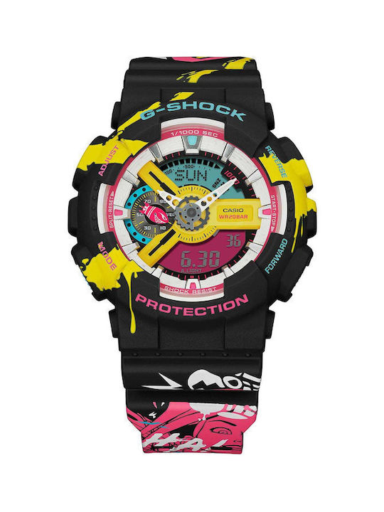 Casio League Legends Watch Chronograph Battery with Rubber Strap