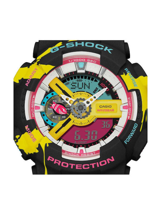 Casio League Legends Watch Chronograph Battery with Rubber Strap