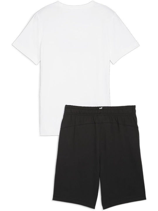 Kids' Set with Shorts Summer 2pcs Black
