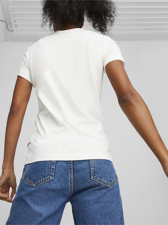 Puma Ess+ Women's Athletic T-shirt White