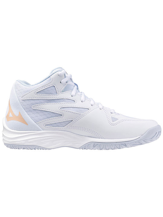 Mizuno Thunder Blade Z Mid Sport Shoes Volleyball White