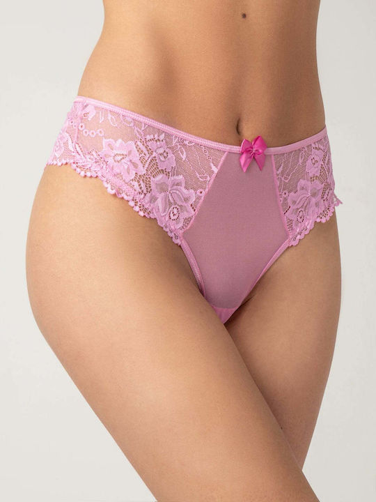 Femeie Slip cu Dantelă Lilac