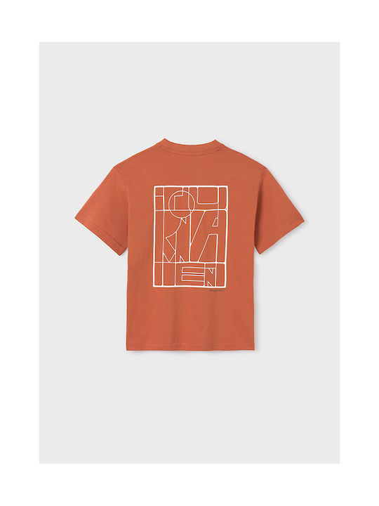 Mayoral Kinder-T-Shirt Orangefarbenes Licht