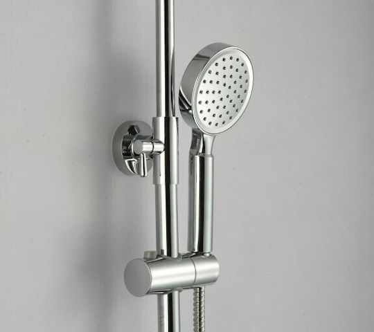 Inter Ceramic Mischpult Einbau für Dusche Silber