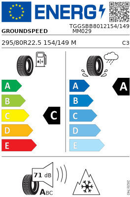 Groundspeed 295/80R22.5 154M 3PMSF 4 Εποχών Λάστιχο Φορτηγού