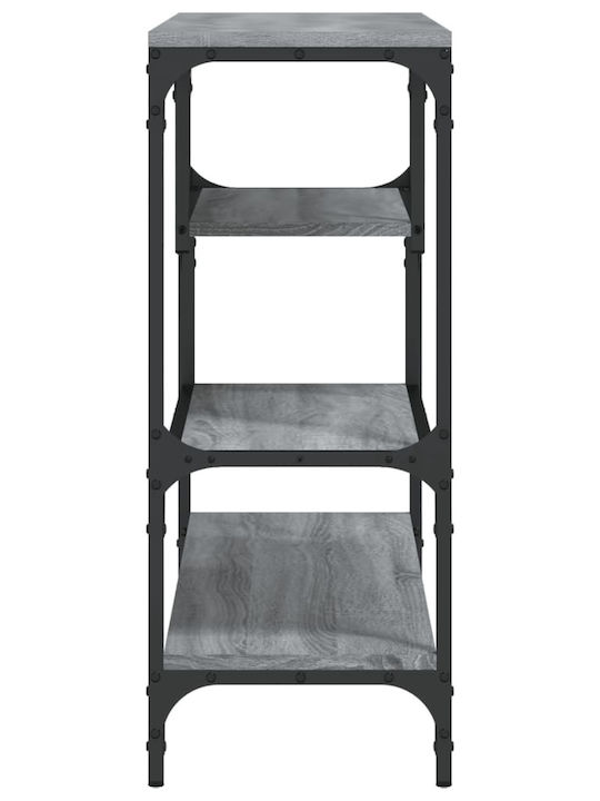 Consolă Metalică Gri Sonoma L100xL30xH75buc