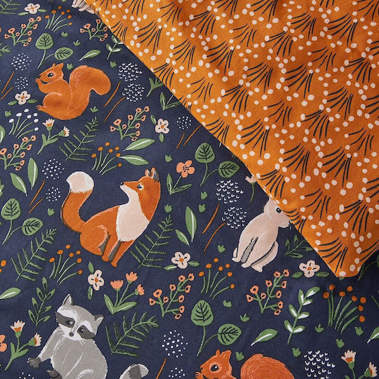 La Redoute Interieurs Bettwäsche-Set Einzel Angepasst Baumwolle Grün 90x190cm