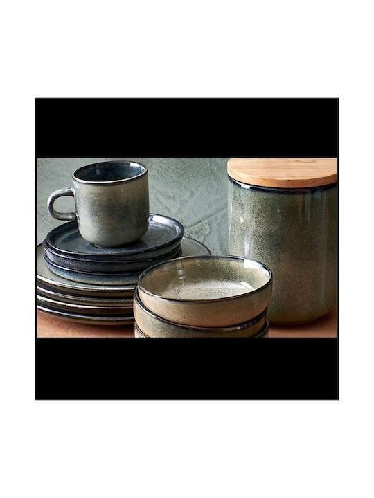 Salt & Pepper Meridian Πιάτο Ρηχό Κεραμικό Λευκό με Διάμετρο 26cm