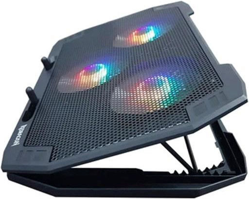 Redragon Ingrid GCP511 Βάση Στήριξης για Laptop έως 17" με 3 Ανεμιστήρες και Φωτισμό