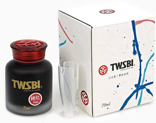 Twsbi Ανταλλακτικό Μελάνι για Πένα Κόκκινο 70ml