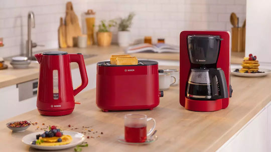 Bosch MyMoment Електрическа Кана 1.7л 2400W Червена
