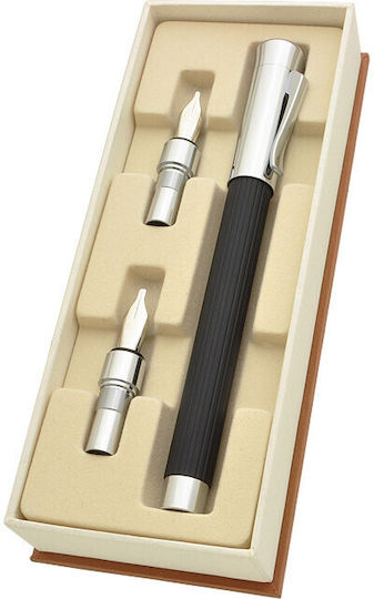 Set Calligraphy Pen Stub 1.1mm Black made of Steel