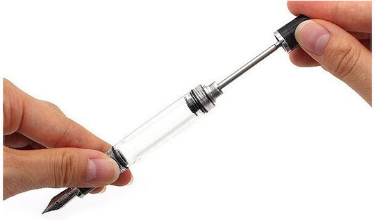 Twsbi Vac 700 mini Smoke Clear Peniță de Caligrafie Fine Transparent