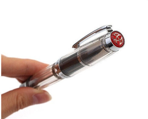 Twsbi Vac 700 mini Smoke Clear Peniță de Caligrafie Fine Transparent