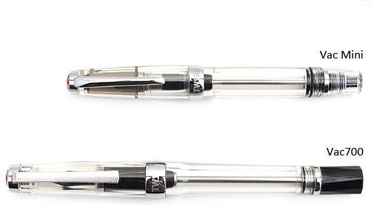 Twsbi Vac 700 mini Smoke Clear Peniță de Caligrafie Fine Transparent